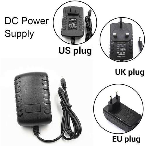 DC 12V US/EU/UK Plug Lighting Transformers 2A Power Supply A