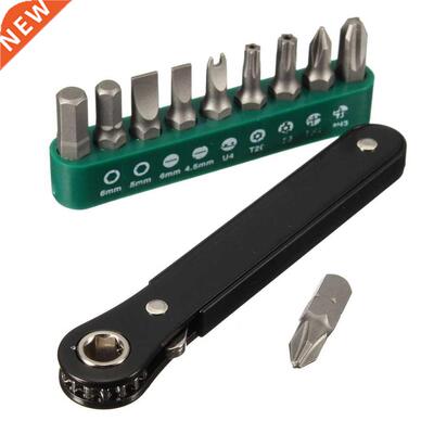 10 in1 Ratchet Set Mini Offset Hand Ratchet Ratchet Driver T