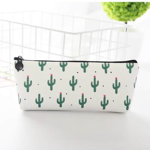 Fresh And Lovely Cactus Large-capacity Pencil Case Student Z