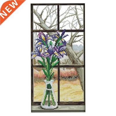 Stamped Cross Stitch Kits 11CT 3 Strands Preprinted Easy Pat