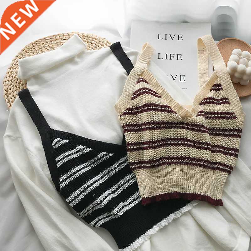 Women Corset Tops 2020 Sexy Knitted V-neck Brace Short Sleev