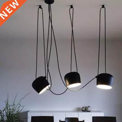 Modern Drum Pendant Lamp Ceiling LED Hanglamp Spider Industr