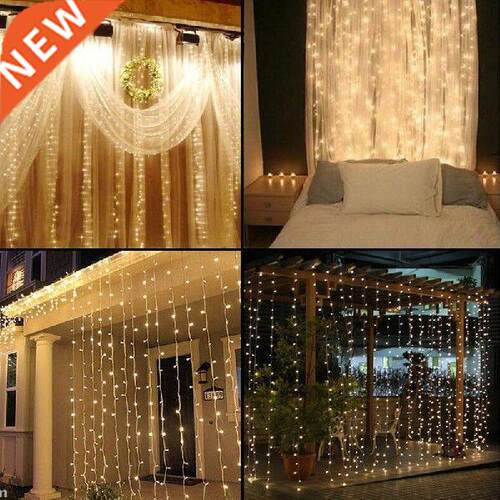 4.5M * 3M 300 led fairy Light garden party Curtain home