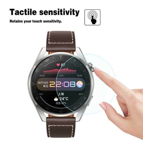 2pcs Transparent Smartwatch Protective Film Tempered Glass F