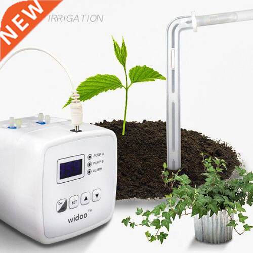 Double Pump Automatic Drip Irrigation with Timer for Patio