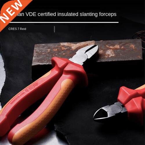 Slanting Forceps Electrical Insulation Shears Steel Wire Dia