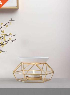 B0KB Aromatic Oil Burner, Geometric Ceramic Essential Oil