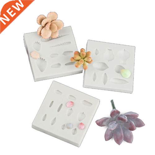 Handmade Succulent Plants Silicone Mold Polymer Clay Mold DI