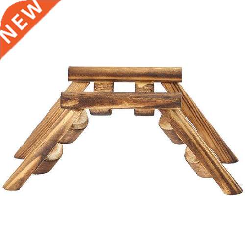 Cute Hamster Ladder Rainbow Bridge Pet Toys Wooden Bridge