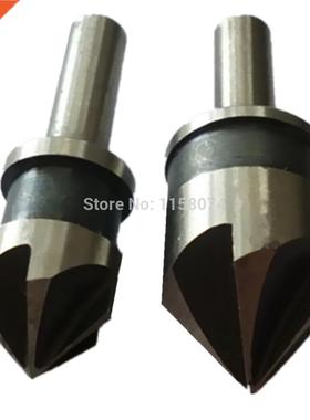 2pc 5 Flute Chamfer Cutter 1/2'' 5/8'' Countersink Drill Bit