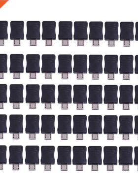 50pcs Micro USB 5 Pin T Port Male Plug Socket Connector&