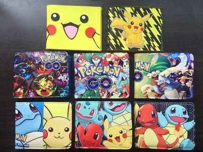 Pokemon Anime Cartoon Bag Pikachu Boy and Girl Wallet Snorla