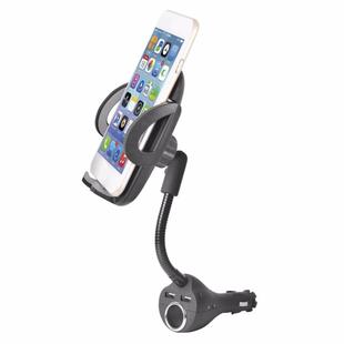 Car Phone Holder USB Chargng Mount Stand wth 360 Degree Ro