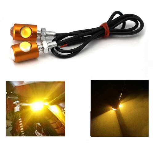 2Pcs LED Motorcycle Signal Lamp Super Bright LED Car Number