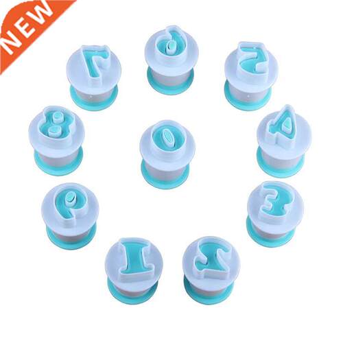 10pcs Nubers Cake Fondant Press olds set Sugar Craft DIY T