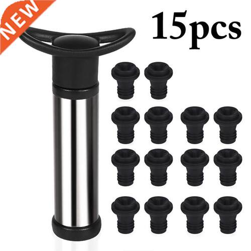 Wine Saver Vacuum Pump with 8pcs 14 pcs Vacuum Bottle Stoppe