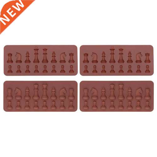 4PCS Chess Shape Silicone Mold Chocolate Cake Mold for  M