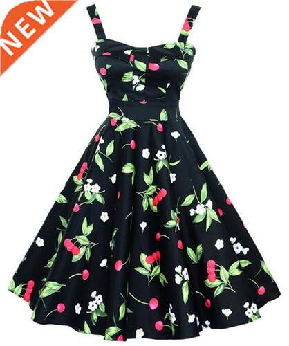 hepburn Retro Swing Casual 50s Vintage Rockabilly Dresses
