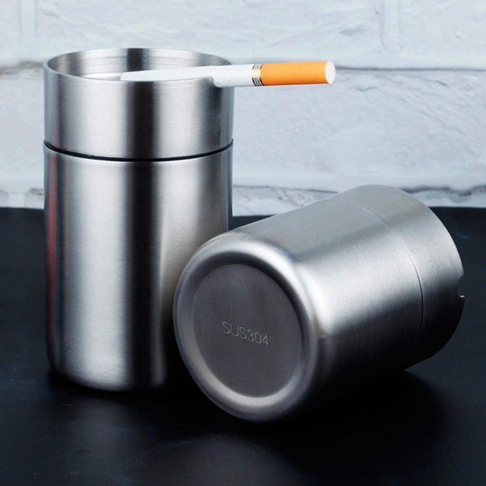 Convenient Ashtray Windproof Detachable Stainless Steel