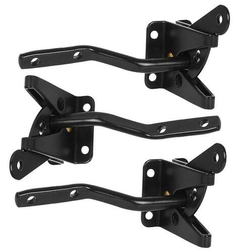 3 Pcs Self Locking Gate Latch Automatic Gravity Lever for Wo