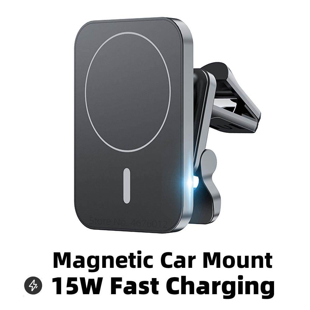 15W Fast Qi Magnetic Wireless Charger Car Air Vent Phone Hol
