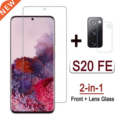 2 in 1 Glass For Samsung S20 FE 5G 2020 Tempered Glass Camer
