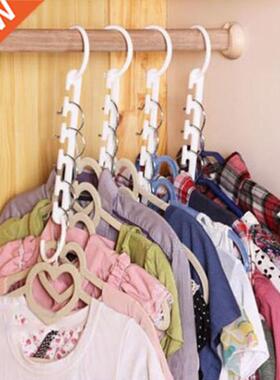 Magic hanger multi-functional folding plastic, metal drying