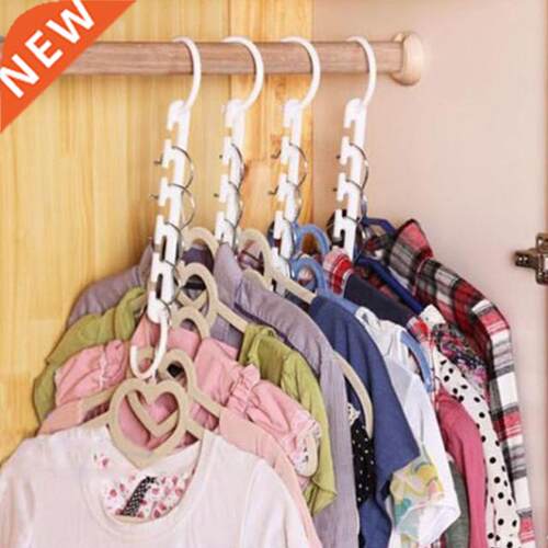 Magic hanger multi-functional folding plastic, metal drying