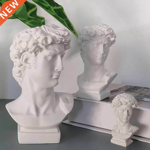 Pen Hder Resin David Statue Miniature Figurine Portrait