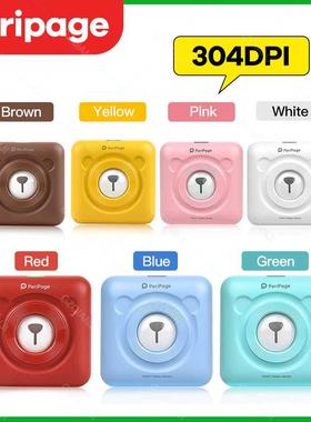 PeriPage A6 04 DPI Mini Portable Bluetooth Photo Printer Po