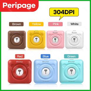 PeriPage A6 04 DPI Mini Portable Bluetooth Photo Printer Po