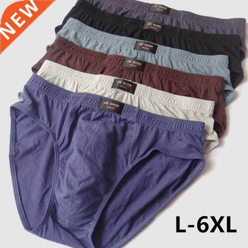 100% Cotton Briefs Mens Comfortable Underpants Man Underwear