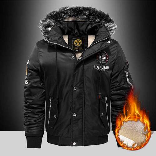 Thick Fashion Down & Parka Coat Oversize Plus Velvet Thi