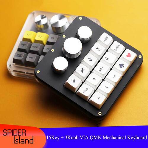 Macro Keyboard Knob 15Key +  Knob Mechanical Keyboard Hot s
