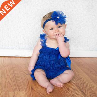 Baby Girls Lace Ruffled Romper Bebe Toddler Infant Jumpsuit