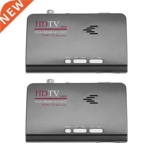 DVB-T-T2 Receiver AV to VGA Terrestrial HDMI USB 1080P HDTV