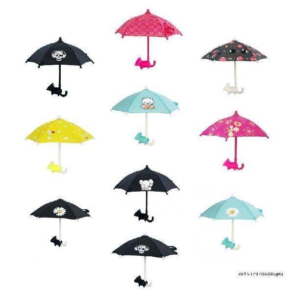 Universal Mini Umbrella Stand With Suction Cup Cell Phone