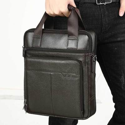 MEIGARDASS Genuine Leather Business Briefcase Men Travel Sho