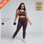 for Large 女套装 健身瑜珈服时尚 women大码 suit Yoga size 4xl