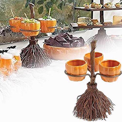 3/4/6 Bowls Halloween Snack Stand Removable Event Party