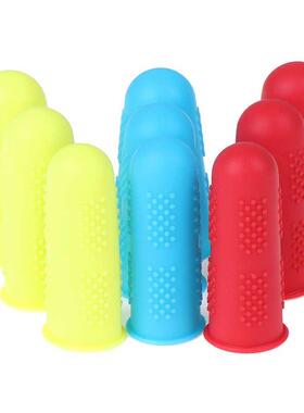 3pcs/set Silicone Finger Protector Sleeve Cover Anti-cut Hea