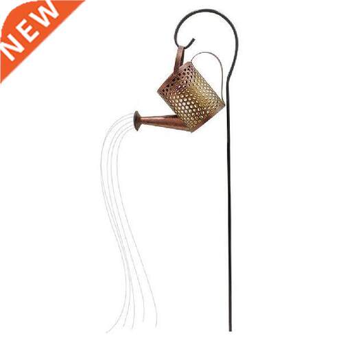 Outdoor Solar Watering Can Ornament Lamp Garden Art Light