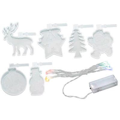 Christmas Silicone Mold Little Snowman Christmas Lighti