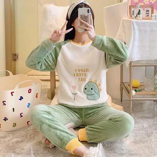Autumn Winter Women Pyjamas Sets pajamas Sleepwear Suit Thic