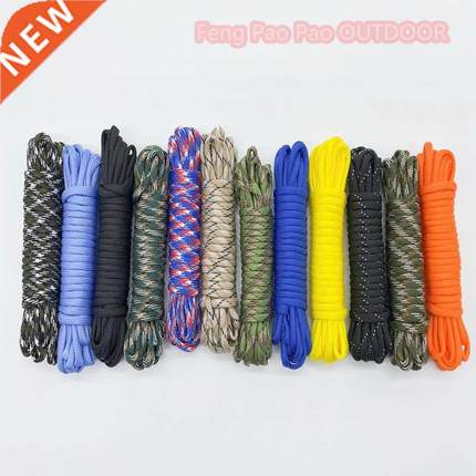 Cuerda de Paracord tipo III para supervivencia, 250 colores,