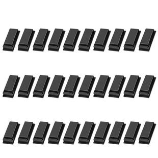 30 pcs. Cable Clips Cable Clamps Black, Desk Cable Holder