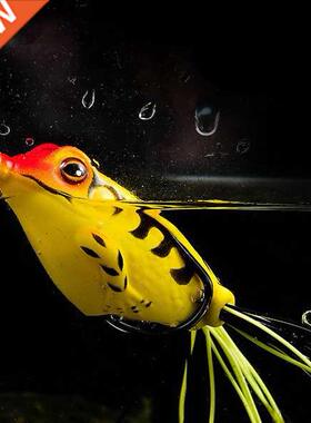 6g 10g 14g Frog Fishing Lures Treble Hooks Kit Snakehead Lur