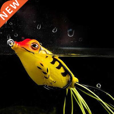 6g 10g 14g Frog Fishing Lures Treble Hooks Kit Snakehead Lur