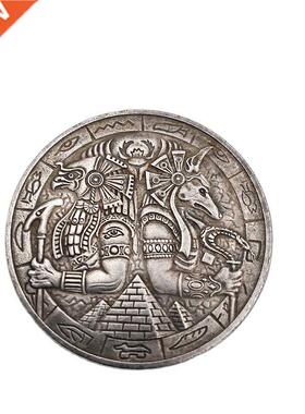 Pyramid Wanderer Commemorative Coin Anubis And Eagle Collect