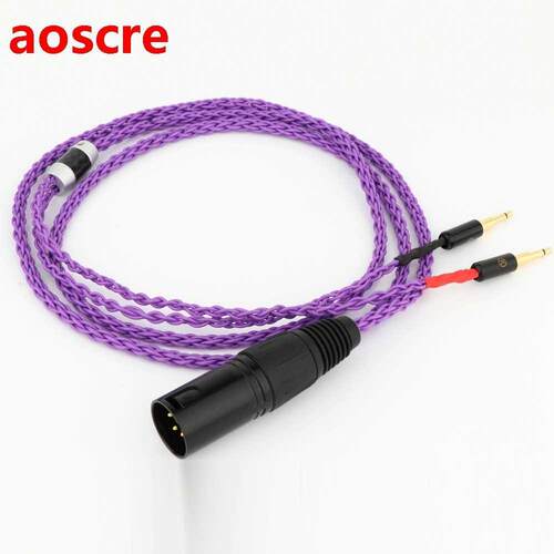 High Quality 4Pin XLR Balanced Upgrade Cable for Meze 99 Cla